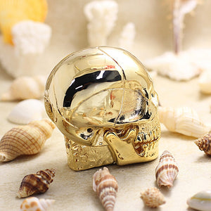 Genuine Zippo oil lighter copper windproof Golden skull - forsmoking