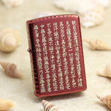 Genuine Zippo oil lighter copper windproof Prajnaparamita Red - forsmoking