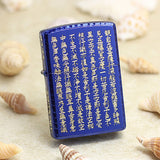 Genuine Zippo oil lighter copper windproof Blue Heart of praise - forsmoking