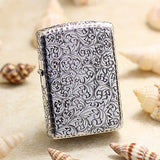 Genuine Zippo oil lighter copper windproof Silver Vine - forsmoking