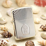 Genuine Zippo oil lighter copper windproof Sakyamuni - forsmoking