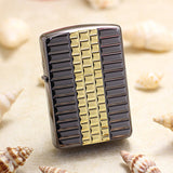 Genuine Zippo oil lighter copper windproof Black Plating Nickel - forsmoking