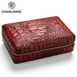 free ship COHIBA Leather Cigar Case Cedar Cigar Box Travel Humidor - forsmoking