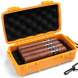 Portable Waterproof Travel Cigar Case Box Built in Humidor - forsmoking