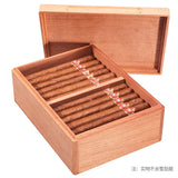 cigar box Luxury No Paint Eco-Friendly Pure Cedar Wood Cigar Humidor - forsmoking