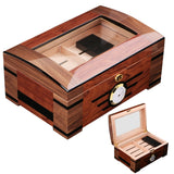 Humidor cedar wood double layer large capacity - forsmoking