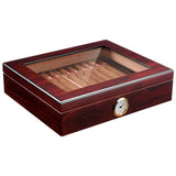 Portable Spain Cedar Cigar Case Wood Travel Cigar Humidor - forsmoking