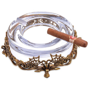 Cigar ashtray Austrian crystal - forsmoking