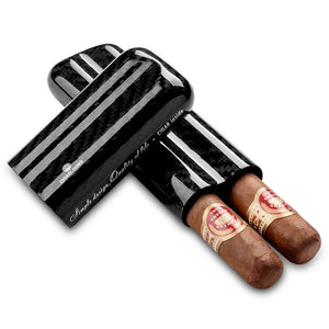 Cigar tube portable retro carbon fiber cigar tube - forsmoking